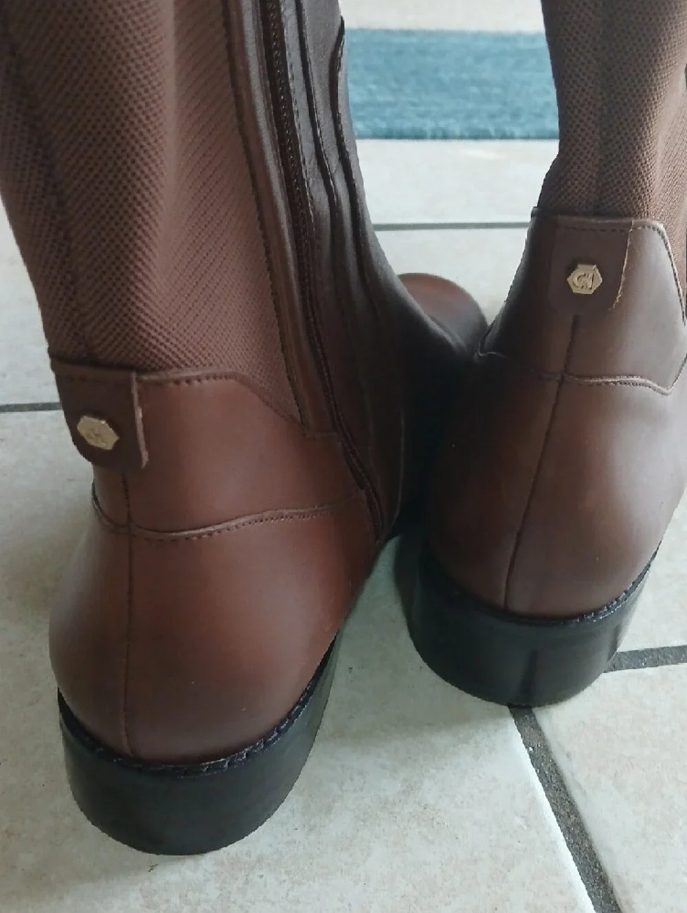COLE HANN Womens Size 9 Tall Brown Over-the-Knee Riding Boots NWOB